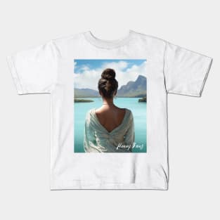 Honey Buns in Tahiti Kids T-Shirt